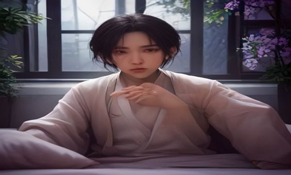 一家小型创业公司的内容团队围坐在会议桌旁，屏幕上展示着一尘网的资讯整理页面，团队成员在讨论选题方向，氛围积极专注